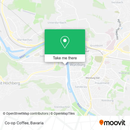 Co-op Coffee map