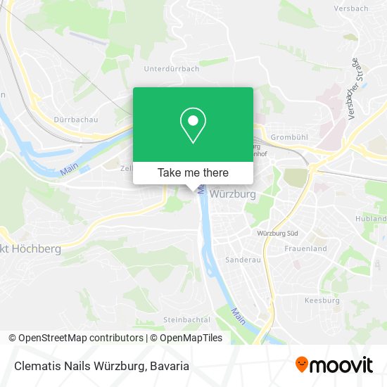 Clematis Nails Würzburg map