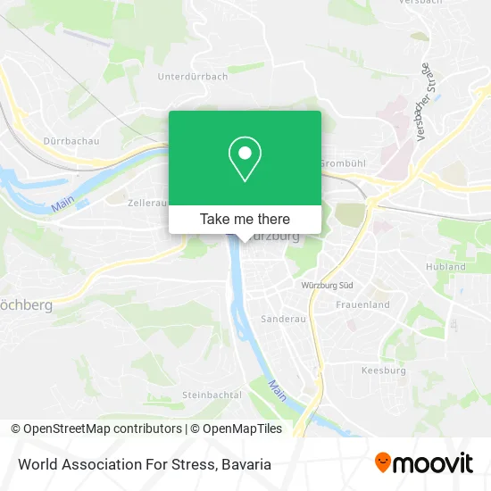 World Association For Stress map