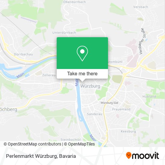 Perlenmarkt Würzburg map