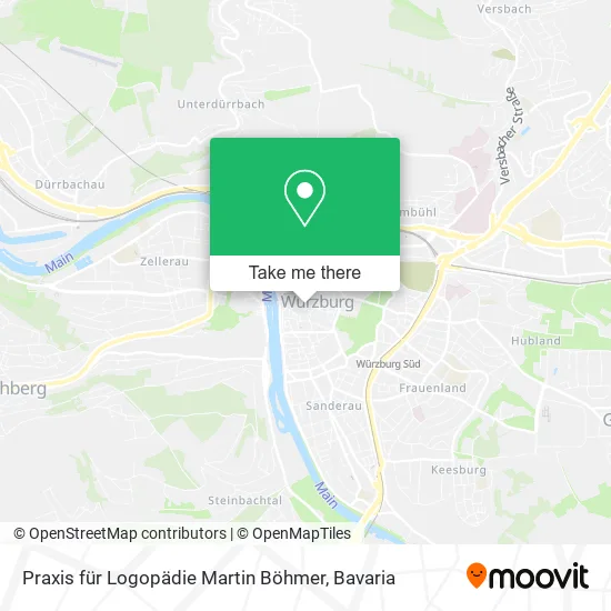 Карта Praxis für Logopädie Martin Böhmer