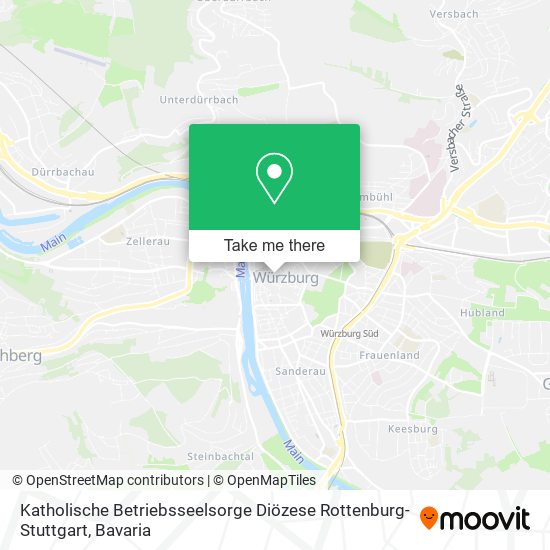 Katholische Betriebsseelsorge Diözese Rottenburg-Stuttgart map