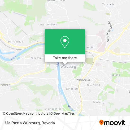 Карта Ma Pasta Würzburg