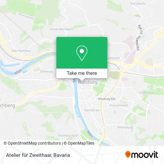 Карта Atelier für Zweithaar