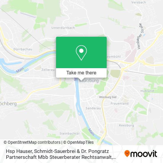 Hsp Hauser, Schmidt-Sauerbrei & Dr. Pongratz Partnerschaft Mbb Steuerberater Rechtsanwalt map
