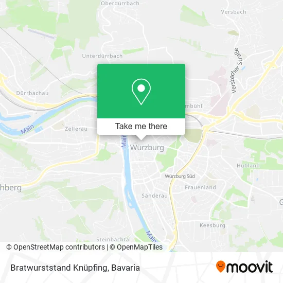 Карта Bratwurststand Knüpfing