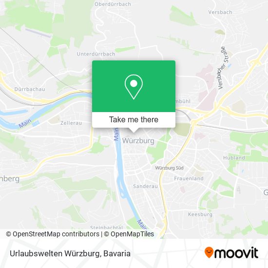 Urlaubswelten Würzburg map
