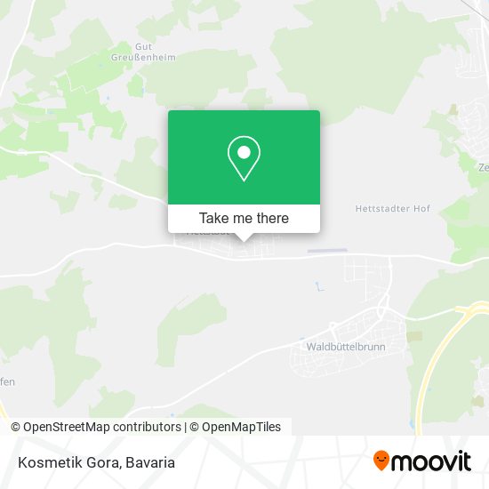 Kosmetik Gora map