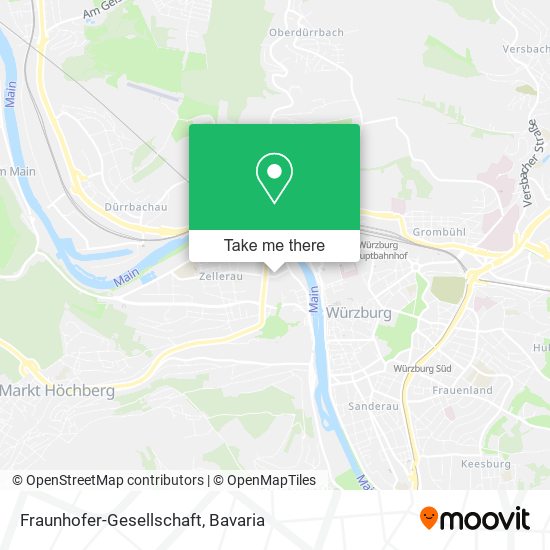 Fraunhofer-Gesellschaft map
