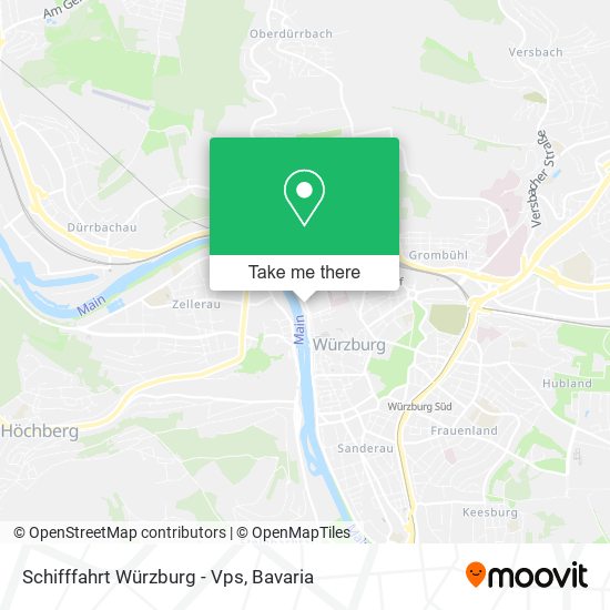Schifffahrt Würzburg - Vps map