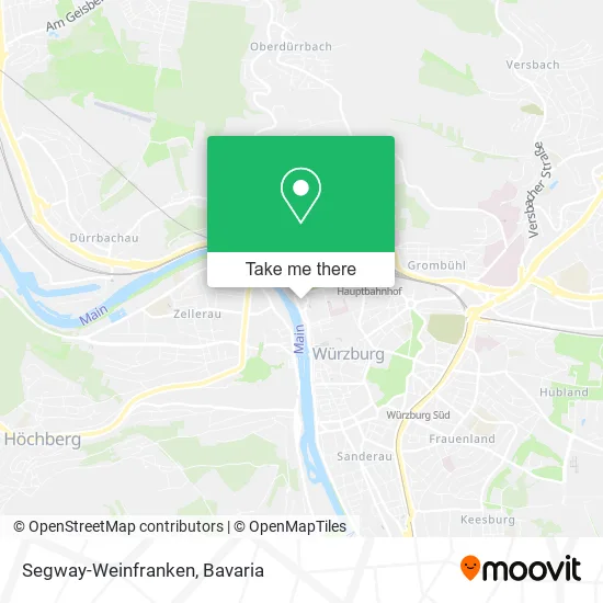 Карта Segway-Weinfranken