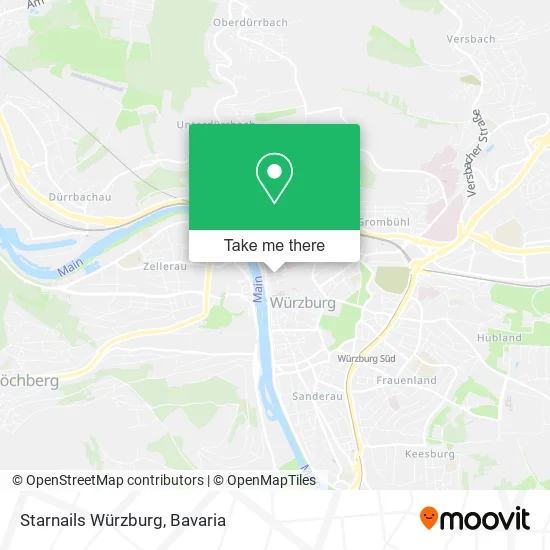 Карта Starnails Würzburg