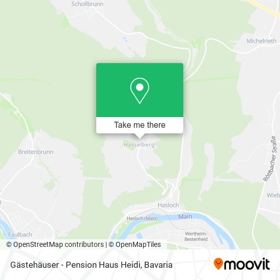 Gästehäuser - Pension Haus Heidi map
