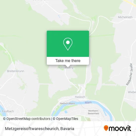 Карта Metzgereisoftwarescheurich