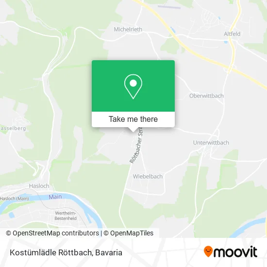 Карта Kostümlädle Röttbach