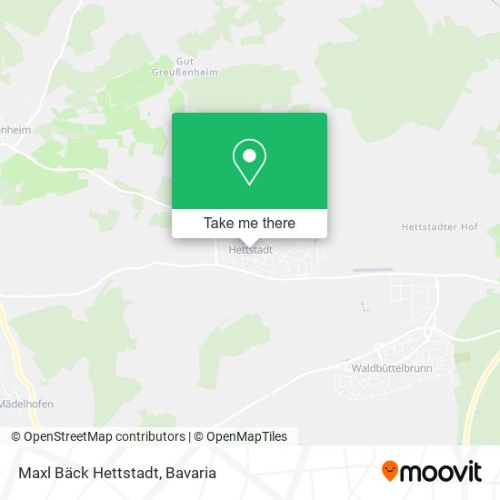 Maxl Bäck Hettstadt map