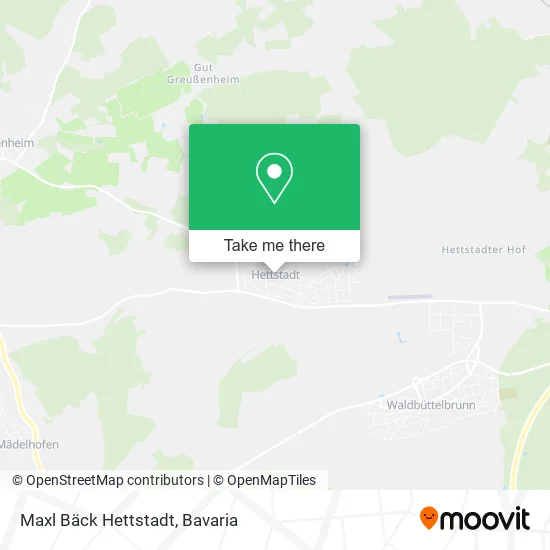 Карта Maxl Bäck Hettstadt