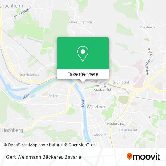 Gert Weinmann Bäckerei map