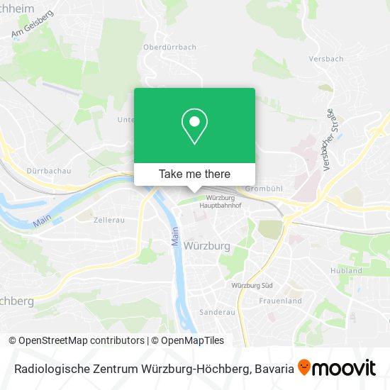 Radiologische Zentrum Würzburg-Höchberg map