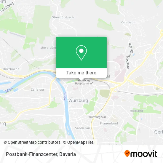 Карта Postbank-Finanzcenter