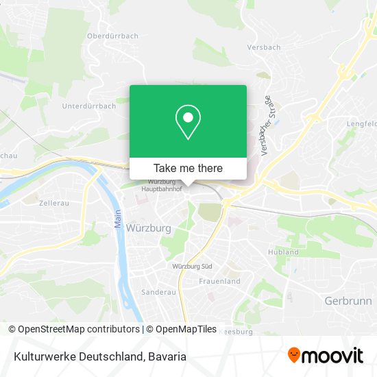 Kulturwerke Deutschland map