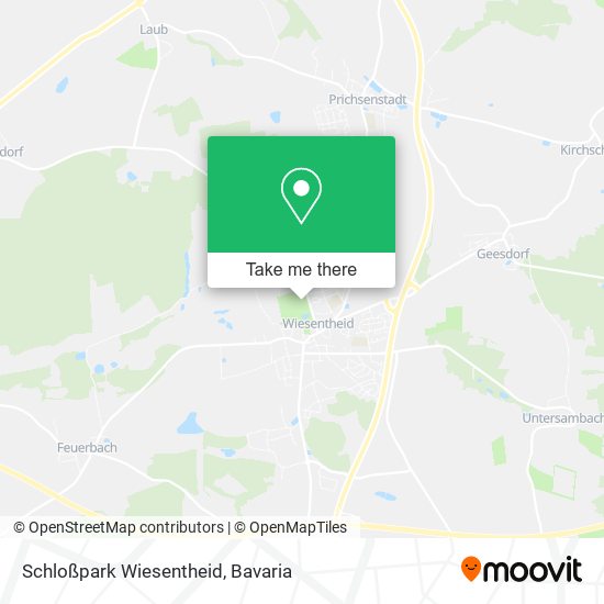 Schloßpark Wiesentheid map