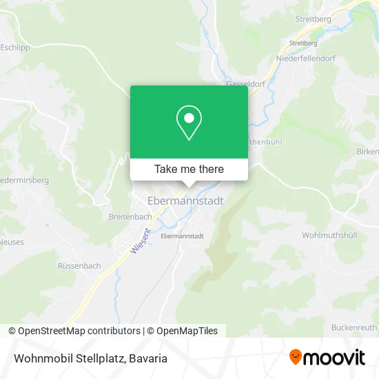 Карта Wohnmobil Stellplatz