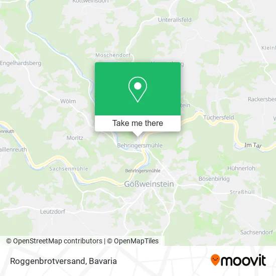 Roggenbrotversand map