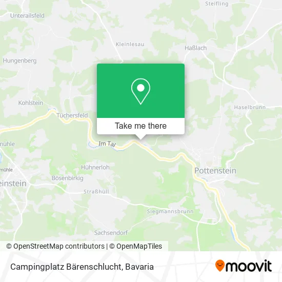 Карта Campingplatz Bärenschlucht