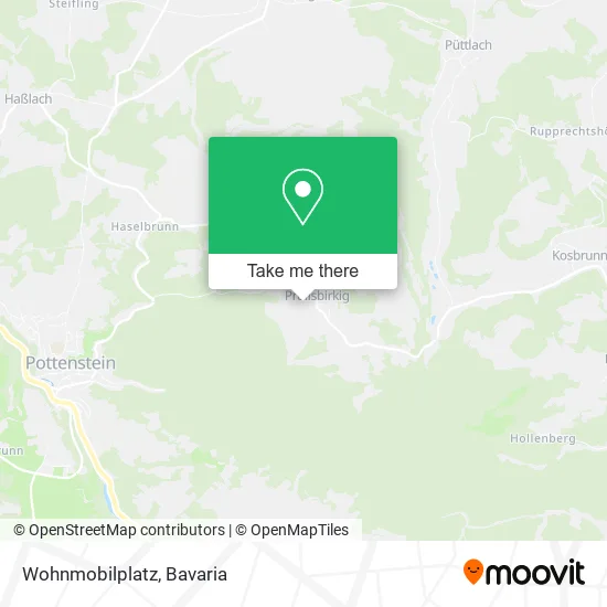 Карта Wohnmobilplatz