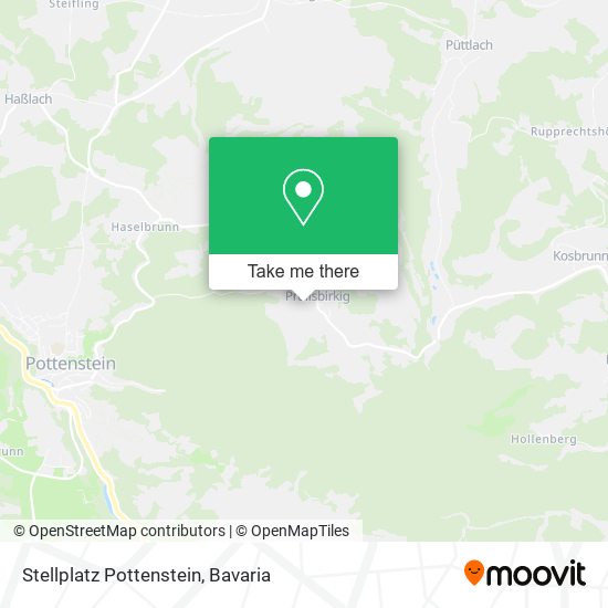 Stellplatz Pottenstein map
