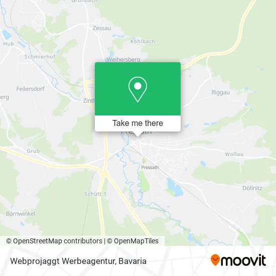 Карта Webprojaggt Werbeagentur