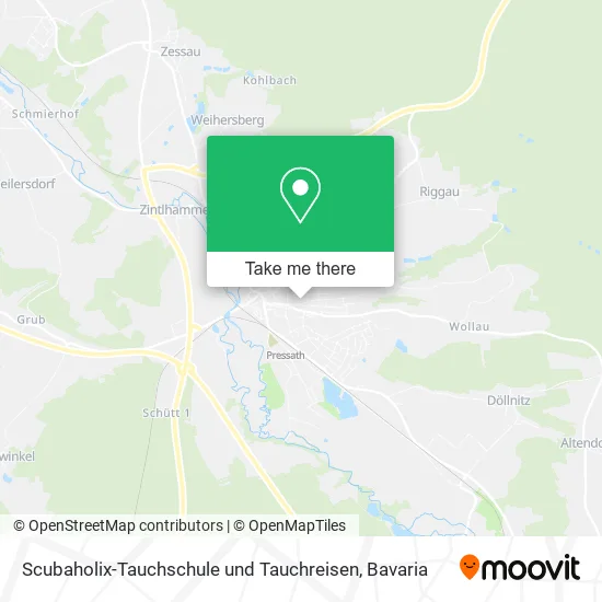 Карта Scubaholix-Tauchschule und Tauchreisen