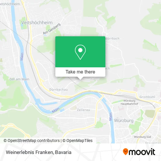 Карта Weinerlebnis Franken