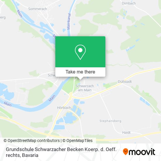 Grundschule Schwarzacher Becken Koerp. d. Oeff. rechts map