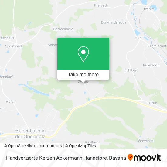Карта Handverzierte Kerzen Ackermann Hannelore