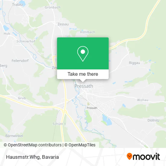 Карта Hausmstr.Whg