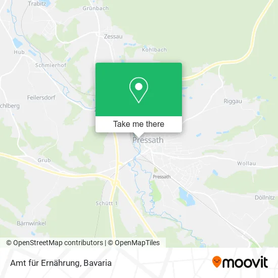 Карта Amt für Ernährung