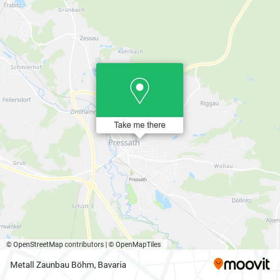 Metall Zaunbau Böhm map