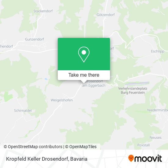 Kropfeld Keller Drosendorf map