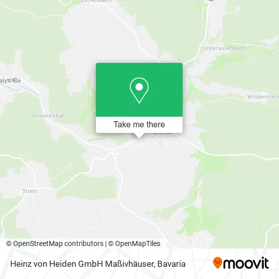 Карта Heinz von Heiden GmbH Maßivhäuser