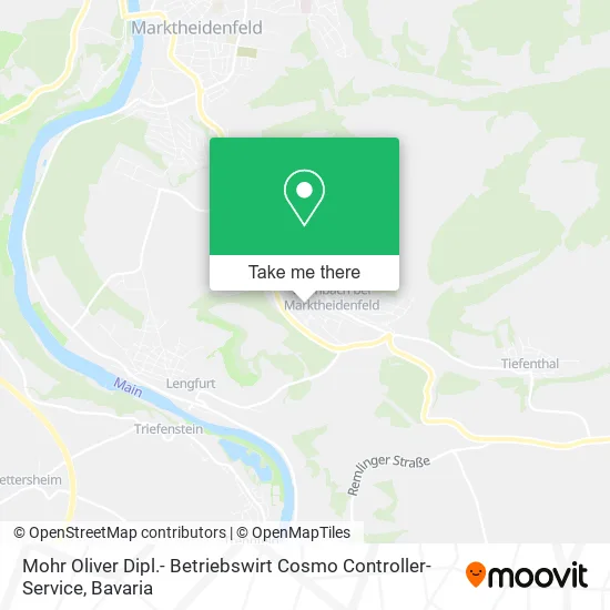 Карта Mohr Oliver Dipl.- Betriebswirt Cosmo Controller-Service