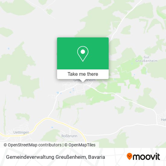 Gemeindeverwaltung Greußenheim map