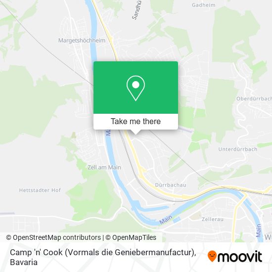 Camp 'n' Cook (Vormals die Geniebermanufactur) map