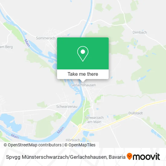 Карта Spvgg Münsterschwarzach / Gerlachshausen