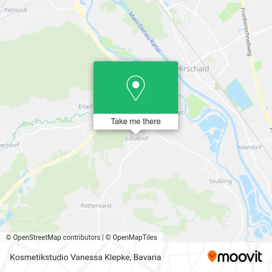 Карта Kosmetikstudio Vanessa Klepke