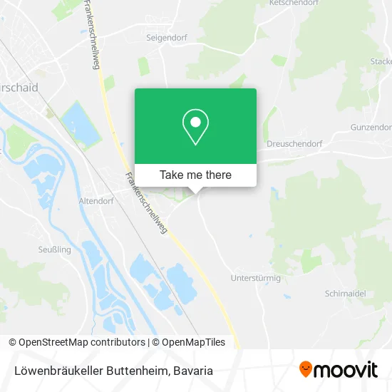 Карта Löwenbräukeller Buttenheim