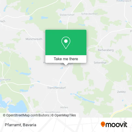 Карта Pfarramt