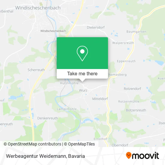 Карта Werbeagentur Weidemann