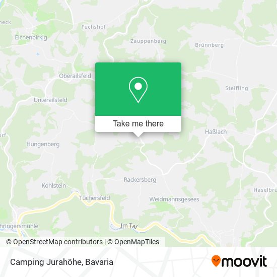 Карта Camping Jurahöhe